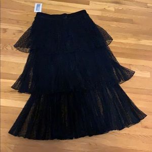 Tulle midi skirt by Intermix